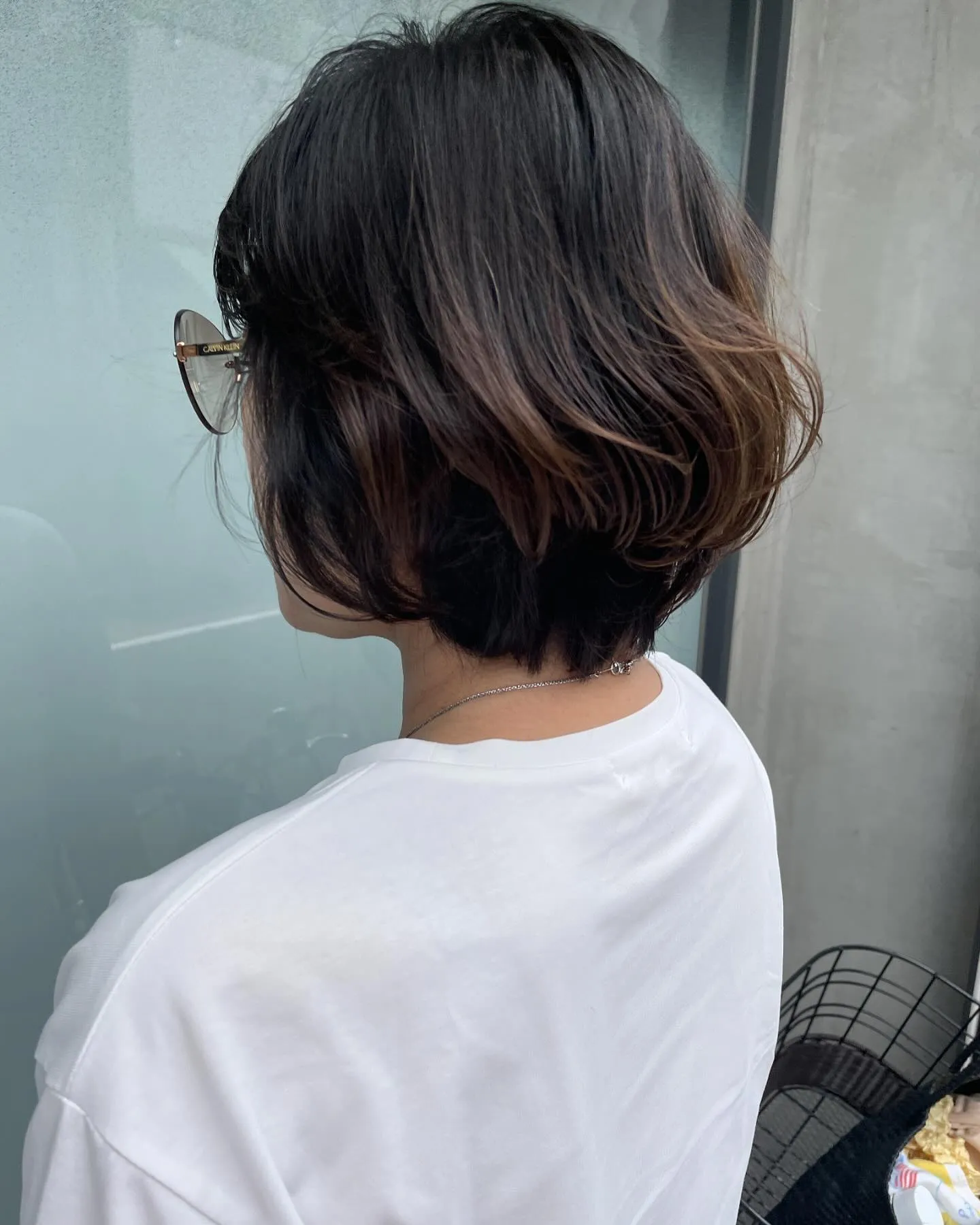 ヘアスタイルを変えたよ。