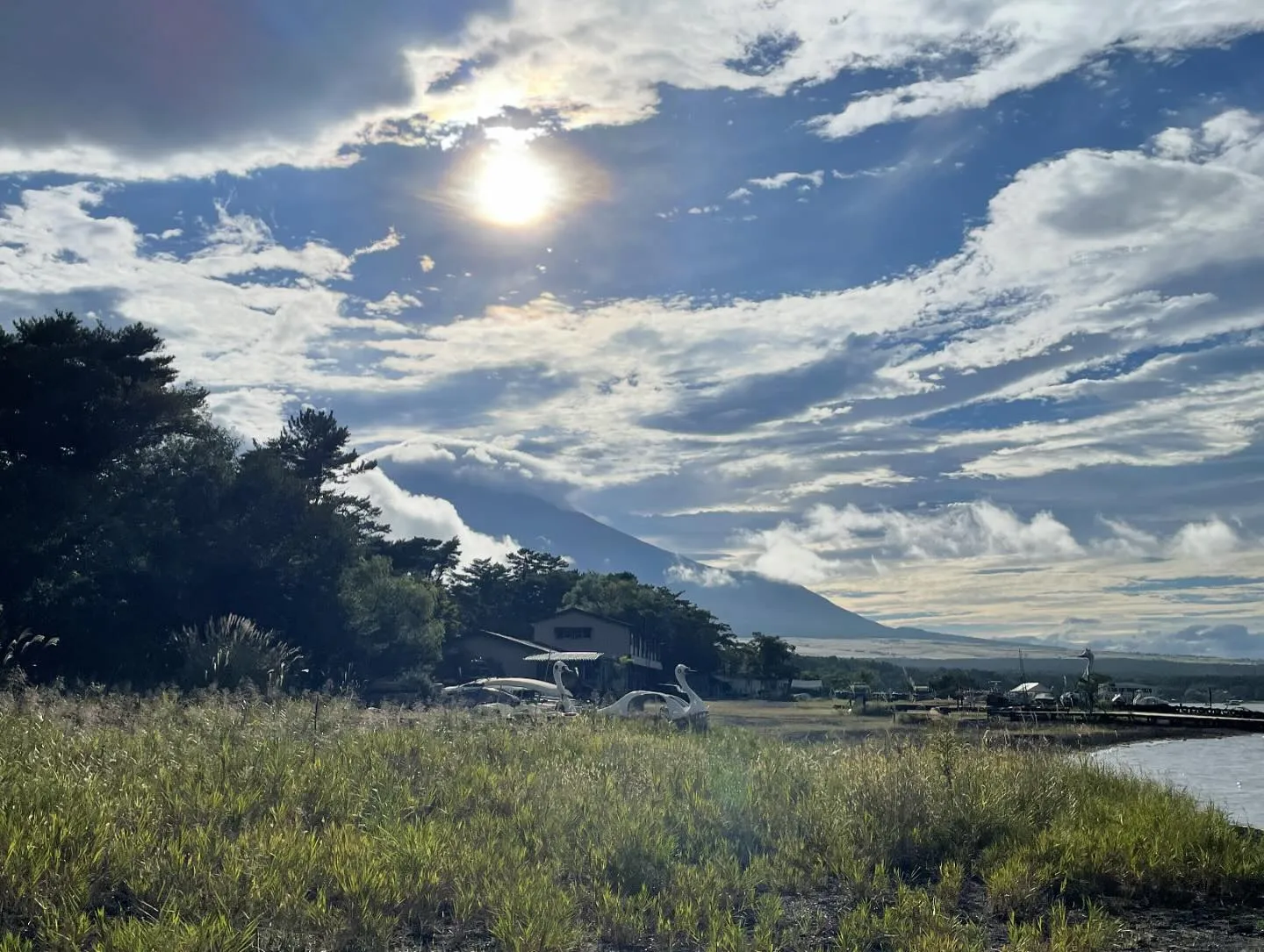 山中湖に行きました。